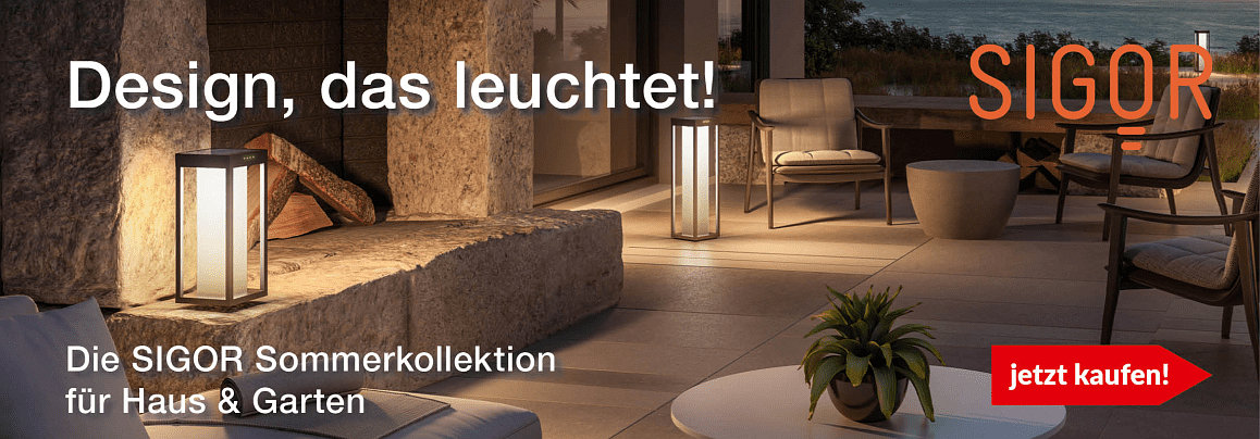 Design, das leuchtet! Die SIGOR Sommerkollektion für Haus & Garten