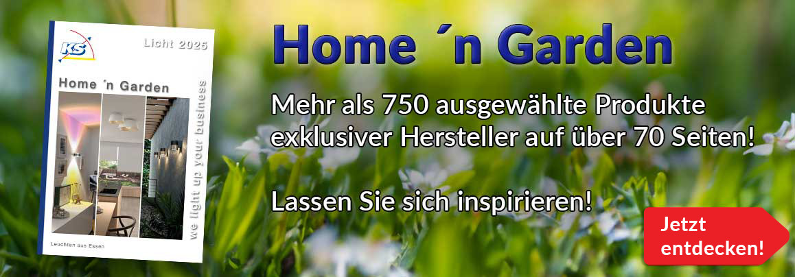 Schon reingeschaut? Unser Lichtkatalog „Home ’n Garden – Licht 2025“ wartet auf Sie!