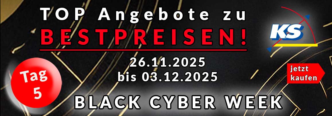 5. Tag der Black Cyber Week - Täglich ausgesuchte TOP-Produkte zu Bestpreisen